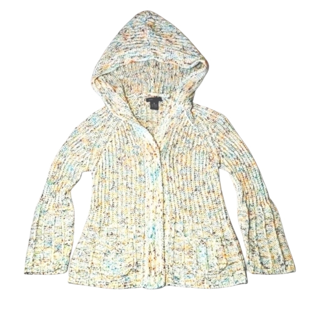 BCBGMaxAzria Knit Cardigan Sweater Multicolor | Size S